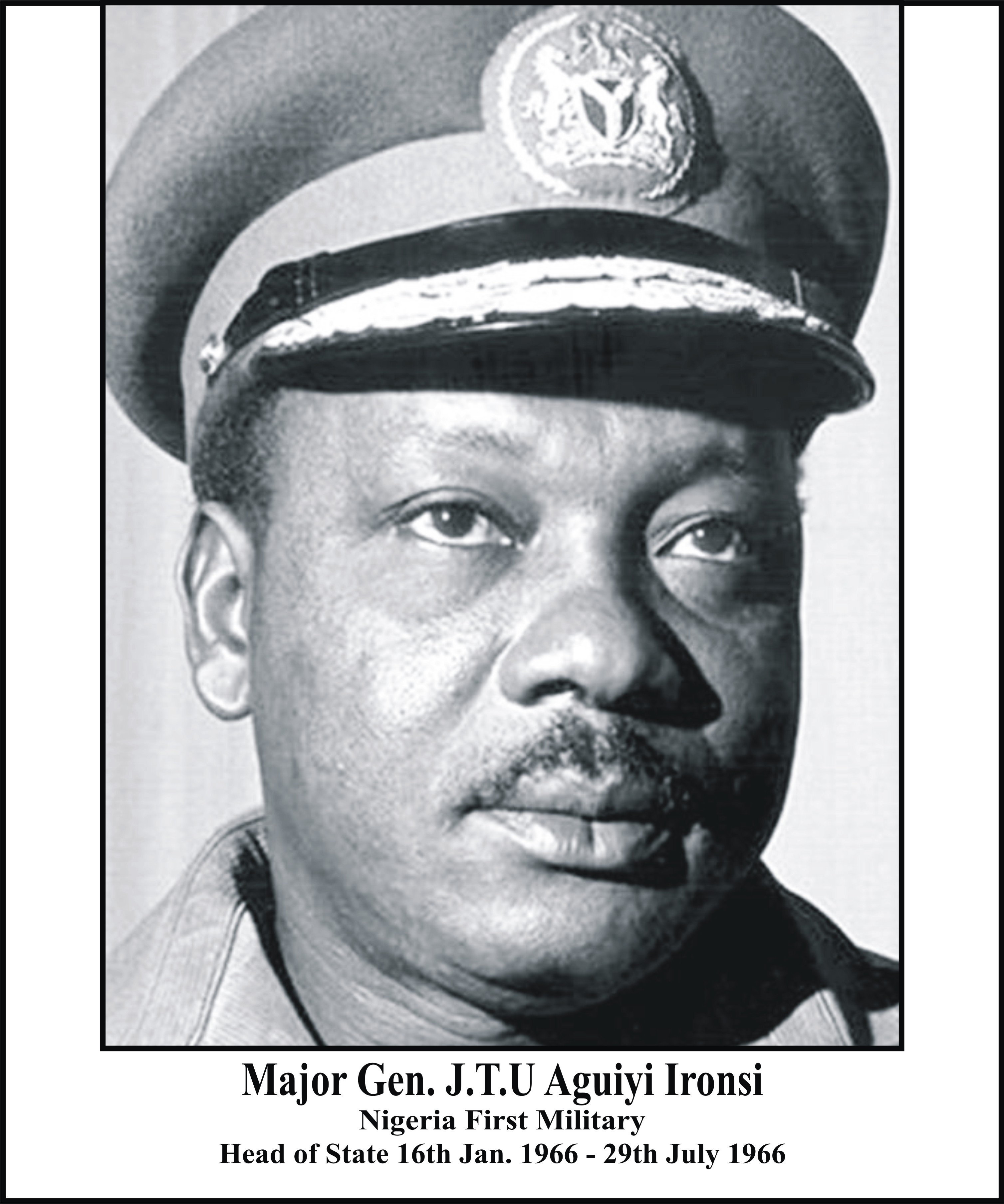 Portrait of General Johnson Aguiyi-Ironsi